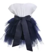Платье с синей юбкой из сетки Gulliver (74)