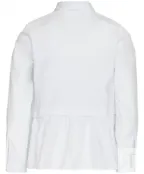 Белая блузка с баской Button Blue (140)
