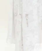 Белое платье с орнаментом "Розы" Button Blue (116)