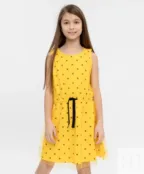 Желтое платье Button Blue (128)
