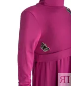 Розовое трикотажное платье Gulliver (116)