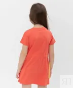 Оранжевое платье Button Blue (104)