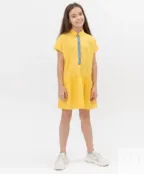 Желтое платье Button Blue (152)
