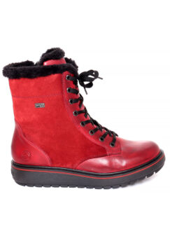 Ботинки Remonte женские зимние, размер 39, цвет бордовый, артикул D0U76-35