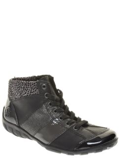 Ботинки Rieker (Liv) женские зимние, размер 37, цвет черный, артикул L65A3-