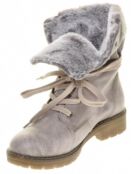 Ботинки Rieker (Sabrina) женские зимние, размер 37, цвет серый, артикул Y91