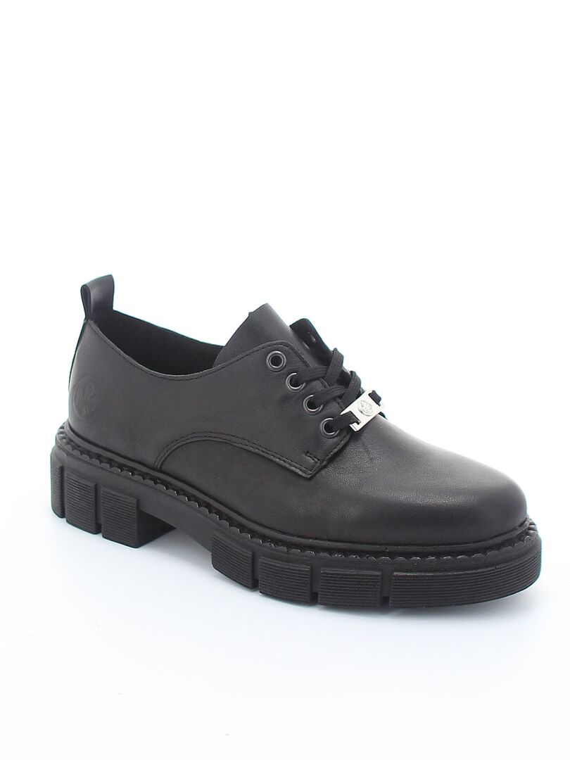 Туфли Rieker женские демисезонные, цвет черный, артикул M3801-00 Rieker