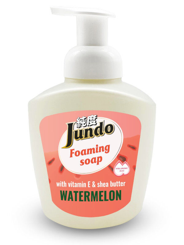 Мыло-пенка для рук Jundo с гиалуроновой кислотой, витамином Е и маслом Ши А