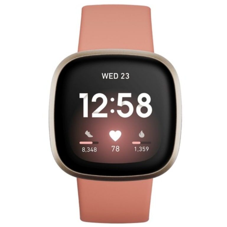 Умные часы Fitbit Versa 3, розовый/золотистый Versa 3 pink фото 1