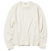 Джемпер Uniqlo Extra Fine Merino Crew Neck, белый 450509 | OFF WHITE COL01 фото 1