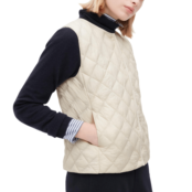 Жилет утепленный Uniqlo Warm padded quilted, белый 450451 | Off White COL01 фото 2