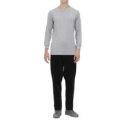 Лонгслив Uniqlo Heattech Extra Warm Cotton Heather, серый 451538 | Gray COL03 фото 3