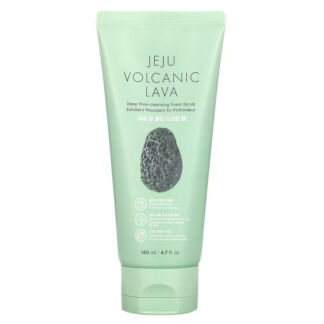 The Face Shop, Jeju Volcanic Lava, пенный скраб для глубокого очищения пор,