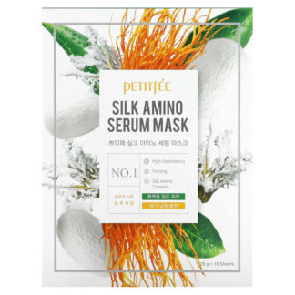 Гидрогелевые маски для лица Petitfee Silk Amino Serum 10 шт.