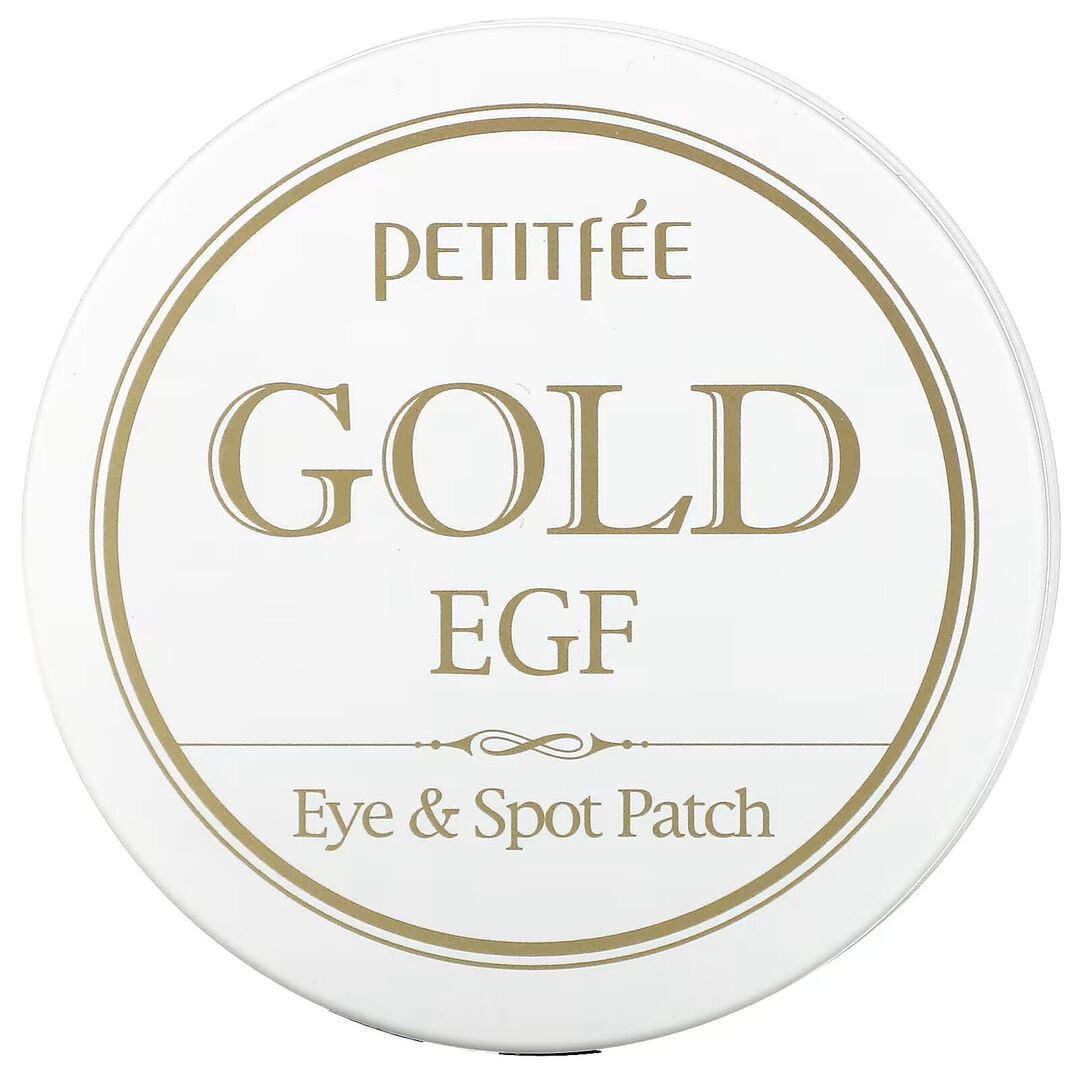 Petitfee, золото и эпидермальный фактор роста (EGF), патчи для глаз и от пр