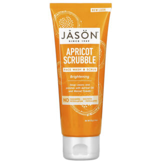 Jason Natural, Осветляющий абрикосовый скраб, гель для умывания и скраб для