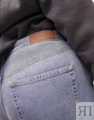 Выбеленные джинсы премиум-класса Mom Topshop Curve
