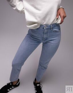 Белые прямые джинсы Topshop Tall