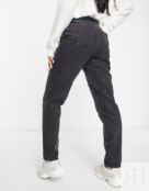 Черные зауженные джинсы в винтажном стиле ASOS DESIGN Hourglass