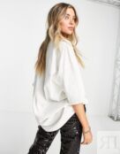 Выстиранная футболка бойфренда оверсайз Topshop 117410860 фото 2