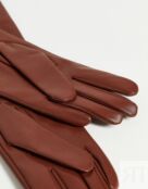Коричневые длинные перчатки ASOS DESIGN
