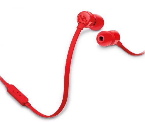 Наушники JBL T110 красные JBLT110RED фото 1