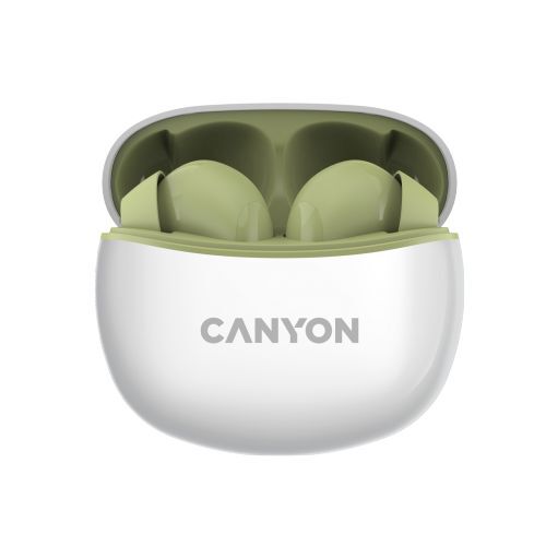 Наушники беспроводные Canyon TWS-5 CNS-TWS5GR Bluetooth: 5.3, 20-20 кГц, 32 CNS-TWS5GR фото 1