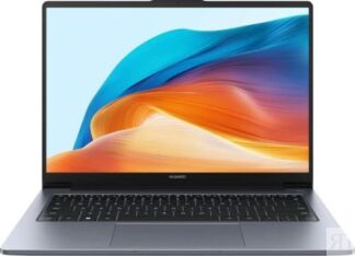 Ноутбук Huawei MateBook D 14 MDF-X 53013RHL i3 1215U/8GB/256GB SSD/Iris Xe