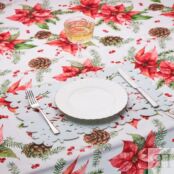 Скатерть 140 x 300 см Mike & Co New York XMAS Poinsettia мультиколор PSK-794-3205-1 фото 2