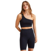 Шорты H&M Seamless Ribbed Biker, черный 0968316001 фото 3