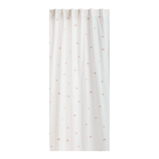 Шторы H&M Home 2-pack Patterned Cotton, 2 предмета, белый/радуга