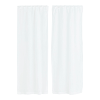 Шторы H&M Home 2-pack Linen Panels, 2 предмета, белый