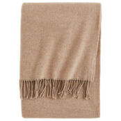 Плед H&M Home Wool-blend, светло-коричневый 0991609001 фото 1