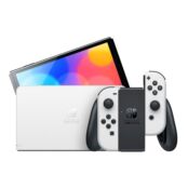 Игровая консоль Nintendo Switch OLED, белый HEGSKAAAA фото 2