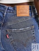 Джинсы Levi's прямого кроя до щиколотки средней степени потертости 126028936 | VALLEY VIEW фото 2