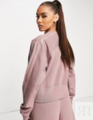 Лиловая толстовка в массивную полоску adidas Originals Contempo 119521912 | PINK фото 2