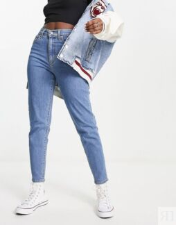 Светлые джинсы mom с высокой талией Levi's