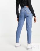 Светлые джинсы mom с высокой талией Levi's 126028933 | NOW YOU KNOW фото 3