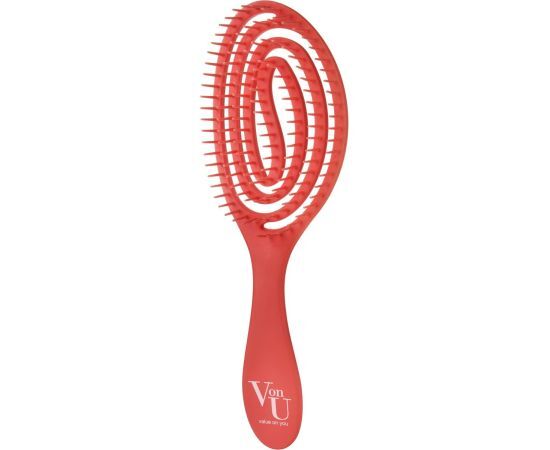 Von-U Spin Brush Red Расческа для волос Красная фото 1