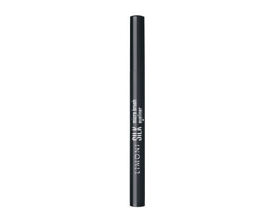 LIMONI Тонкая подводка-маркер "Silk Micro Brush Eyeliner", тон 01	 (Черный) фото 1