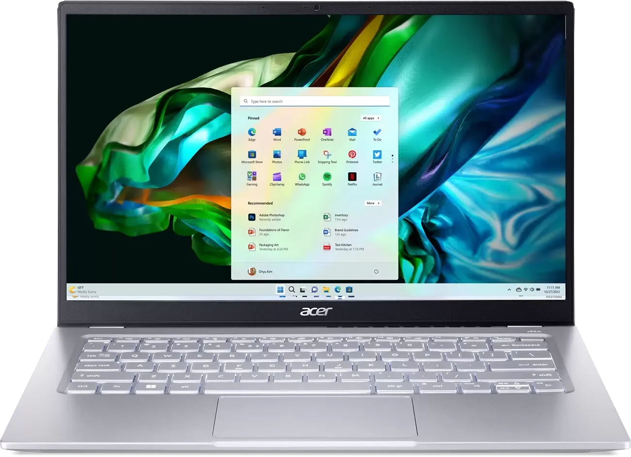 Ноутбук ACER Swift Go SFG14-41-R2U2 14" (NX.KG3CD.003) фото 1