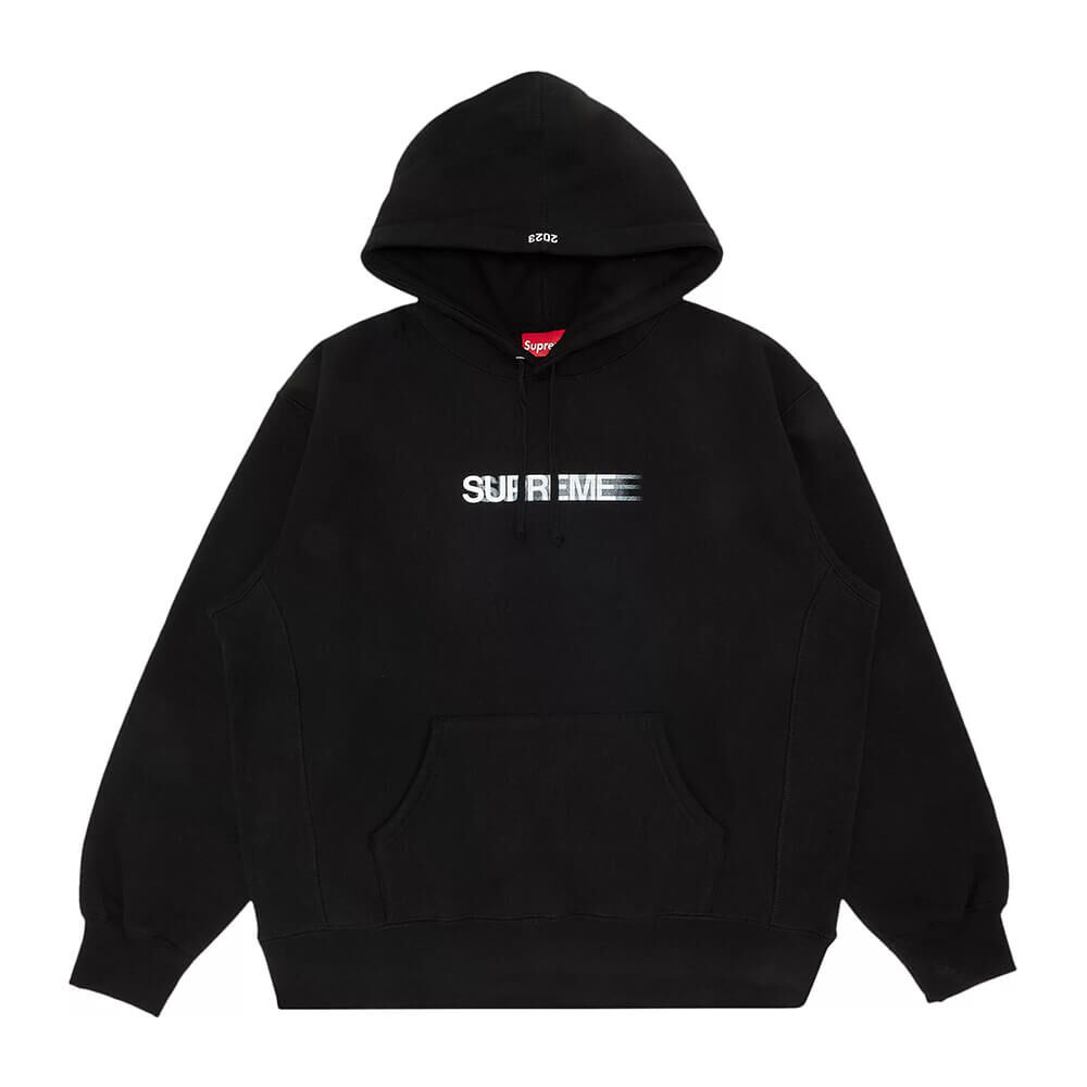 Толстовка Supreme Motion Logo Hooded, чёрный SS23SW45 BLACK | Black фото 1