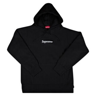 Толстовка Supreme Box Logo Hooded, чёрный