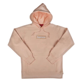 Толстовка Supreme Box Logo Hooded, персиковый