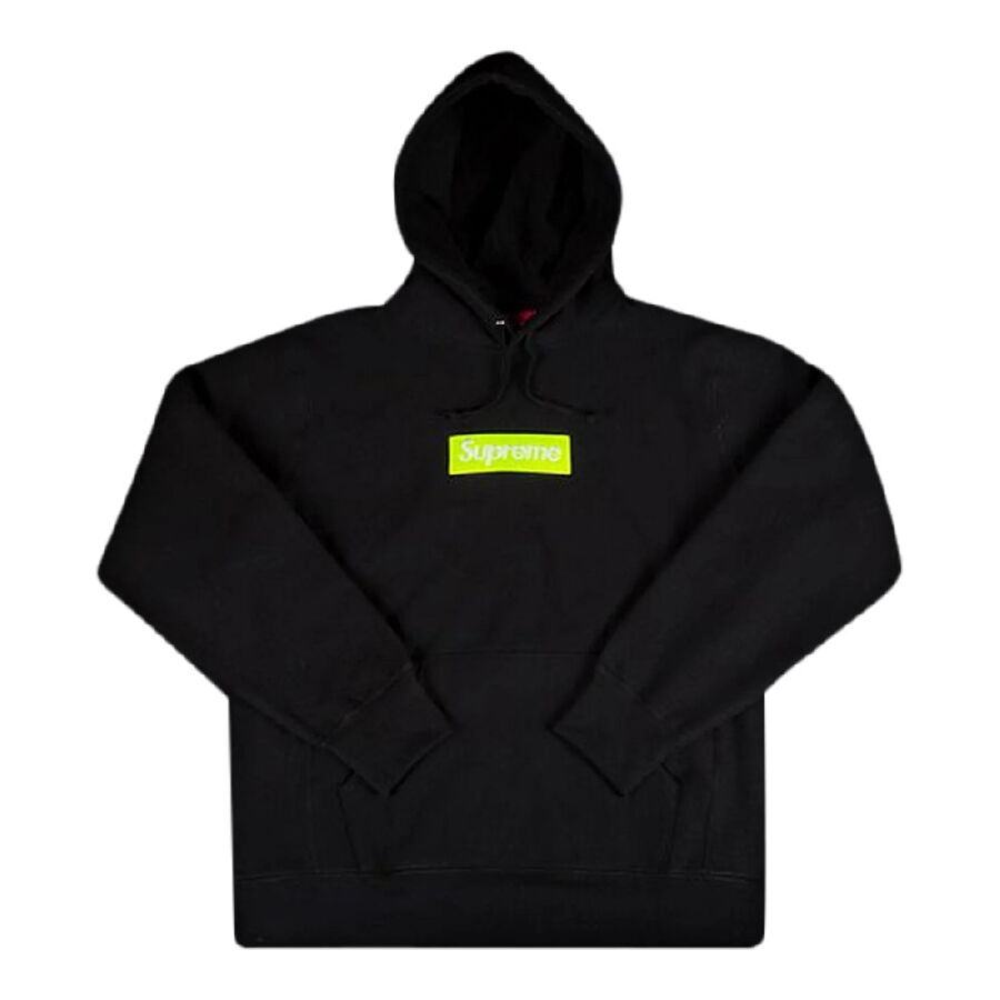 Худи Supreme Logo Hooded, черный FW17SW10 BLACK | Black фото 1