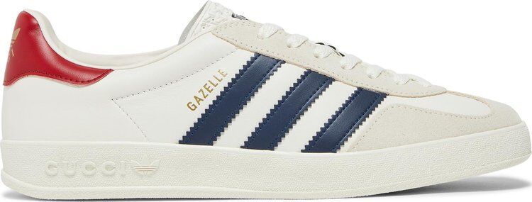 Кроссовки Adidas x Gucci Gazelle White, белый 707847 UTT10 9060 | White фото 1