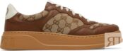 Кроссовки Gucci GG Sneaker Beige Monogram, бежевый 675840 UPG20 2866 | Beige Monogram фото 1