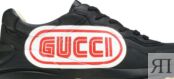 Кроссовки Gucci Rhyton Print Black, черный 523609 DRW00 1000 | Black фото 2