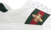 Кроссовки Gucci Ace Embroidered Bee, белый 429446 A38G0 9064 | Bee фото 2