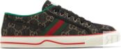 Кроссовки Gucci Tennis 1977 Black Ivory, черный 606111 UN320 1291 | Black Ivory фото 1